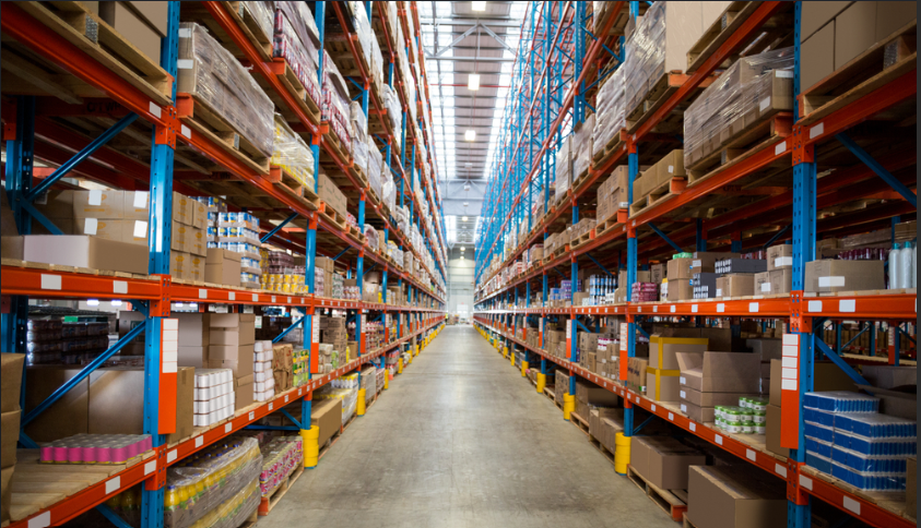 Southfield Supply warehouse racking stocked with industrial supply inventory